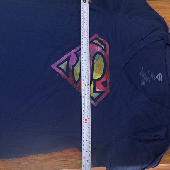Superman Women’s Navy Blue T-Shirt - Picture 6 of 6